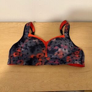 Lululemon Athletica Red and Black Sports Bra